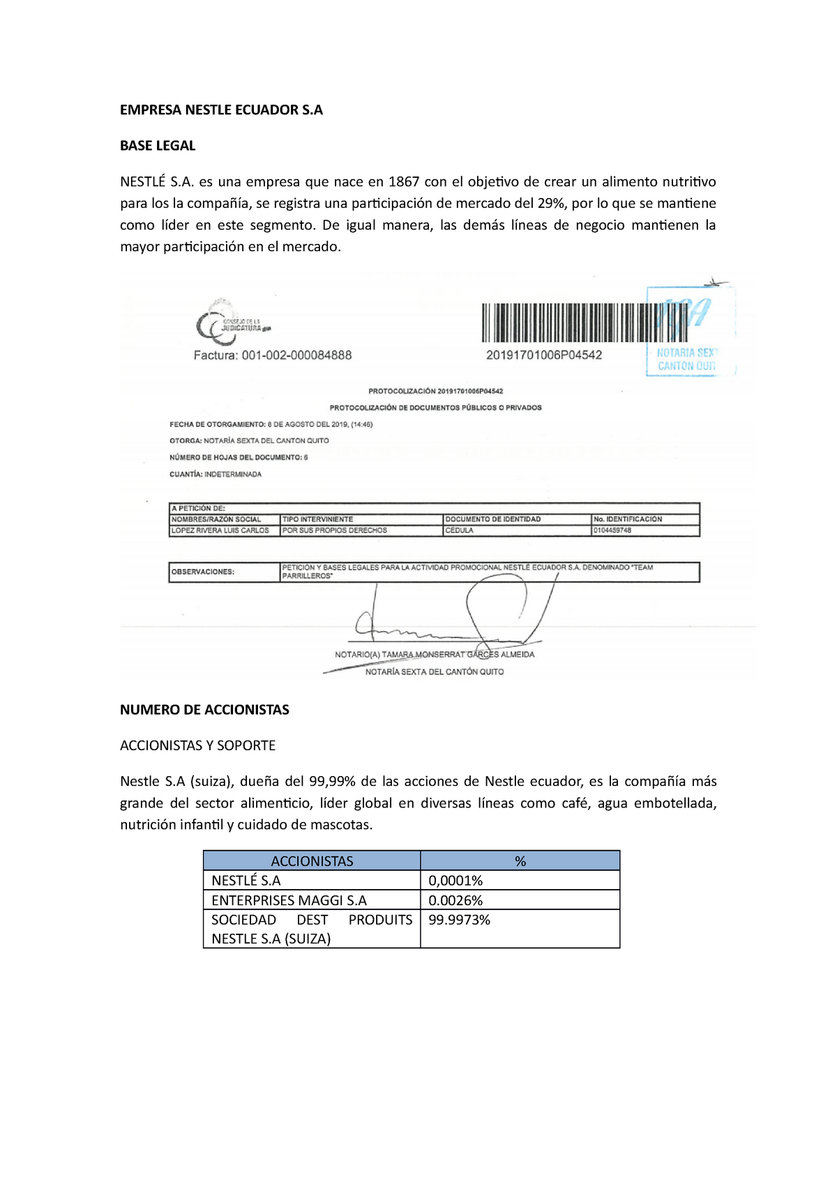 Nestle Empleo Guayaquil 2019