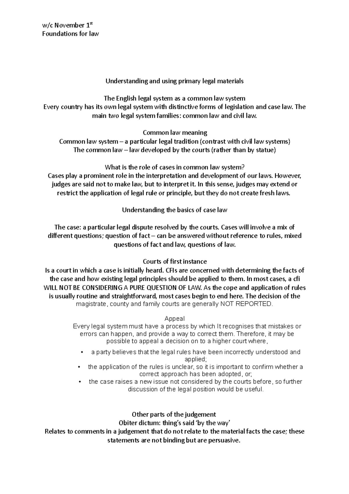 Understanding and using primary legal materials The main two legal