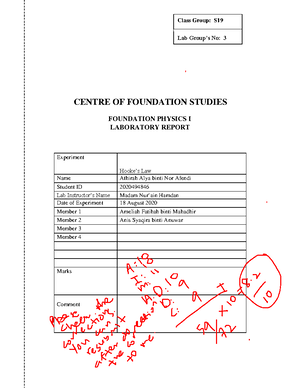 lab report physics matriculation experiment 1 measurement and uncertainty