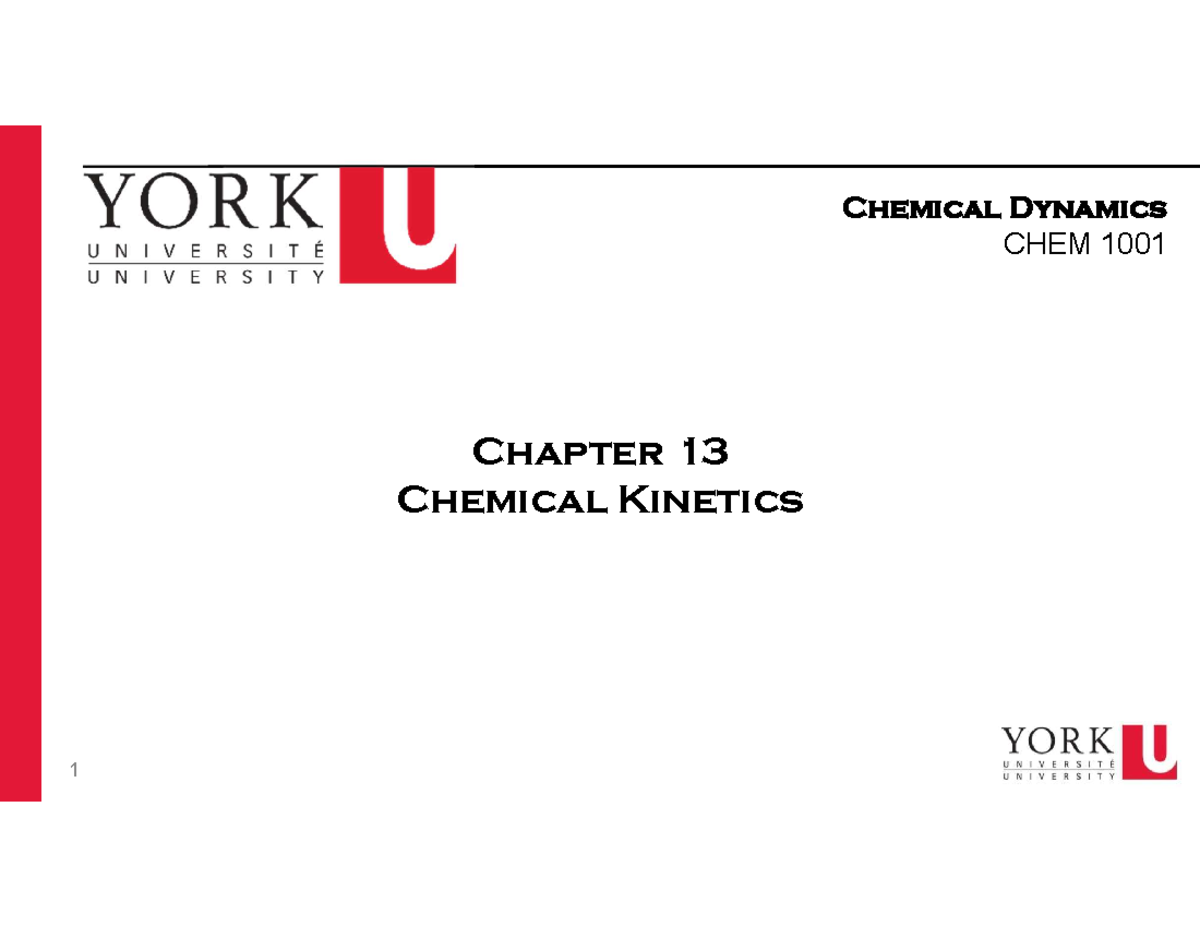 Tro - Chapter 13 Part 1 4th Ed e Class - Chapter 13 Chemical Kinetics ...