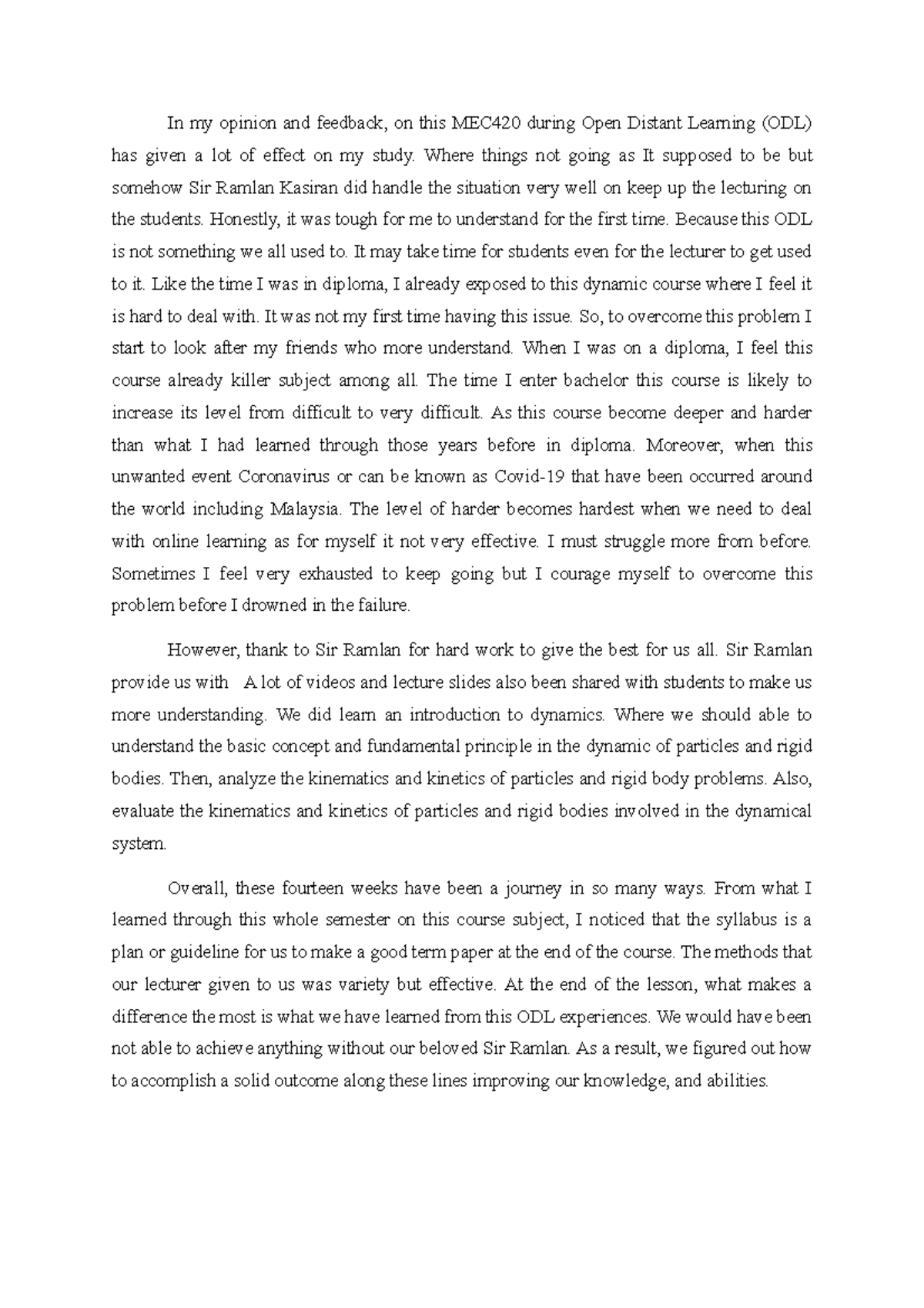 Exam 2 March 2016, questions and answers - In my opinion and feedback ...