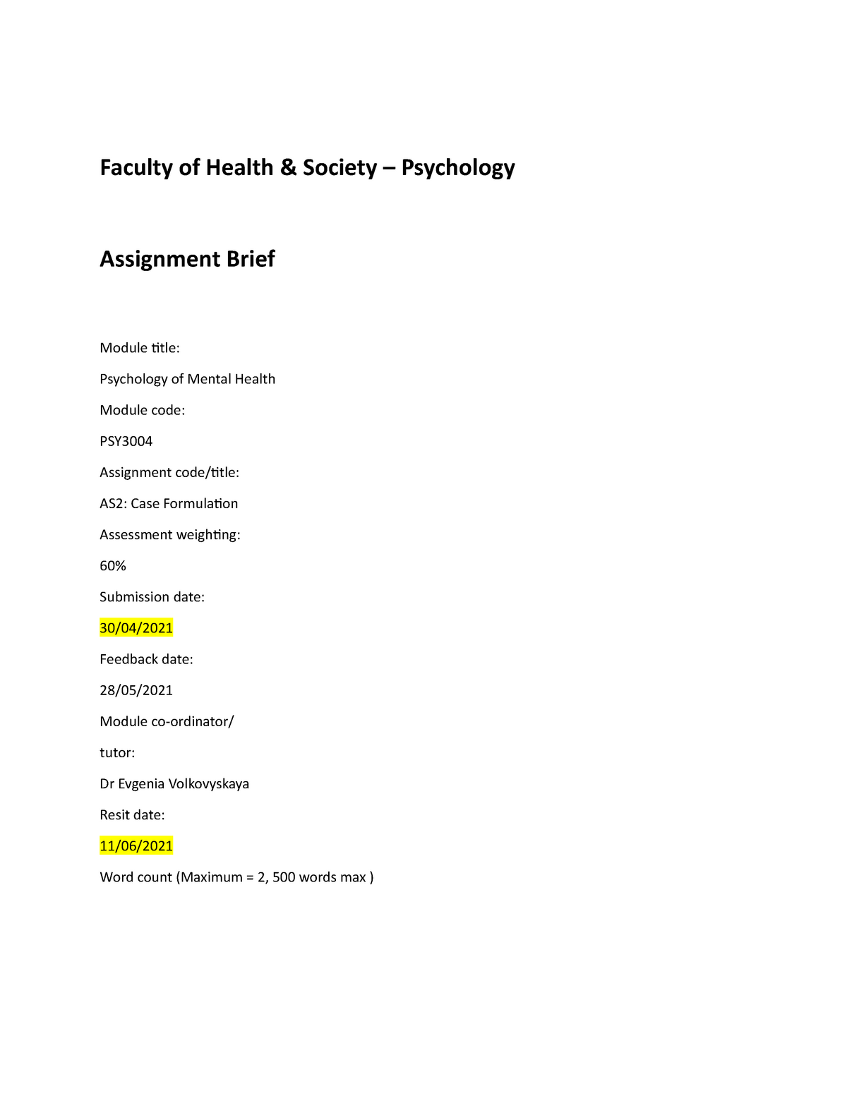 unit 26 health psychology assignment 2