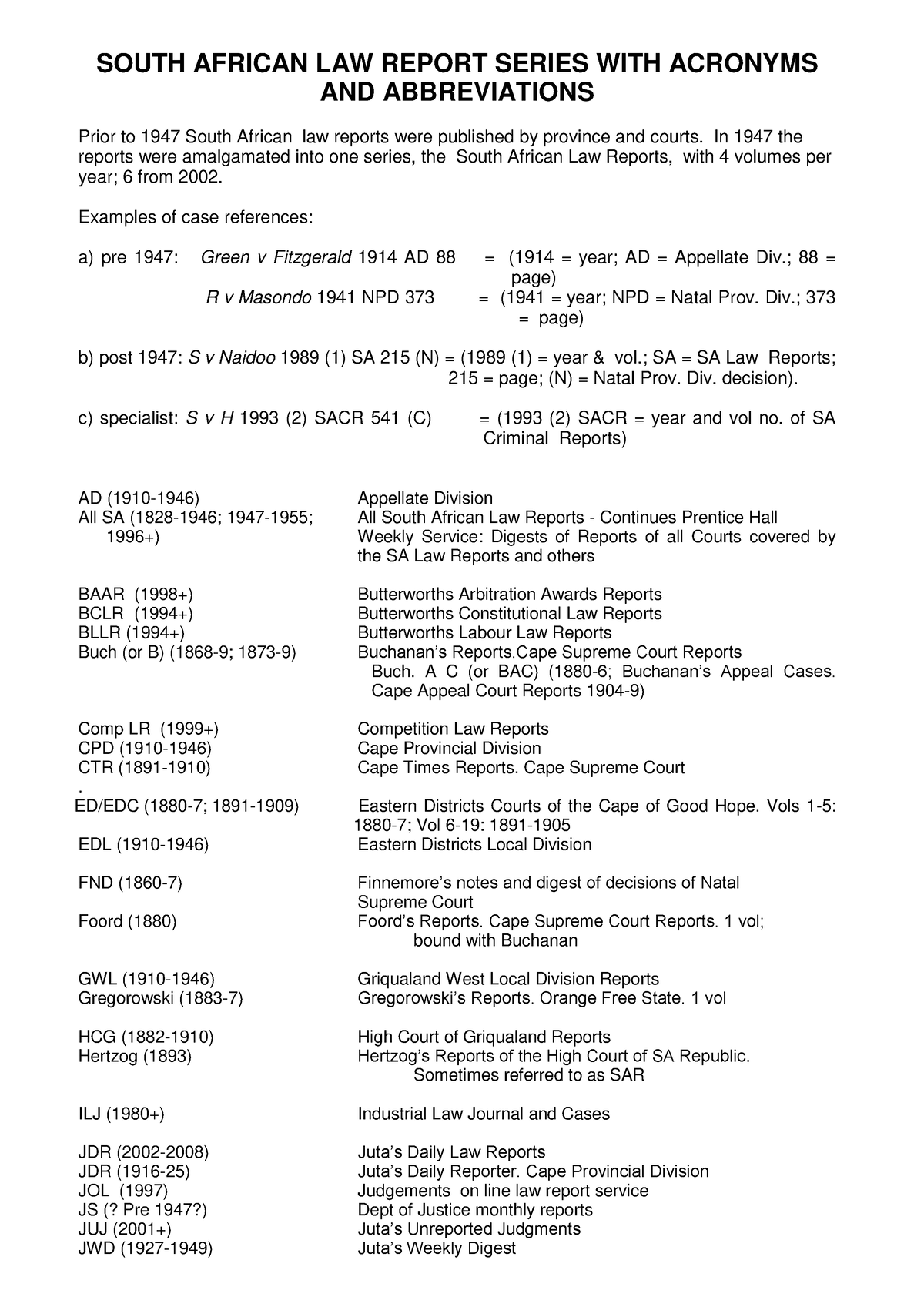 south-african-law-report-series-abbreviations-lawp-501-regenesys