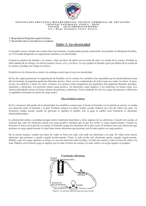 Taller GR3DFGHJ JJHGHG HHGGG IIJJIJ - quimicA - Electricidad y Magnetismo  Taller - Studocu