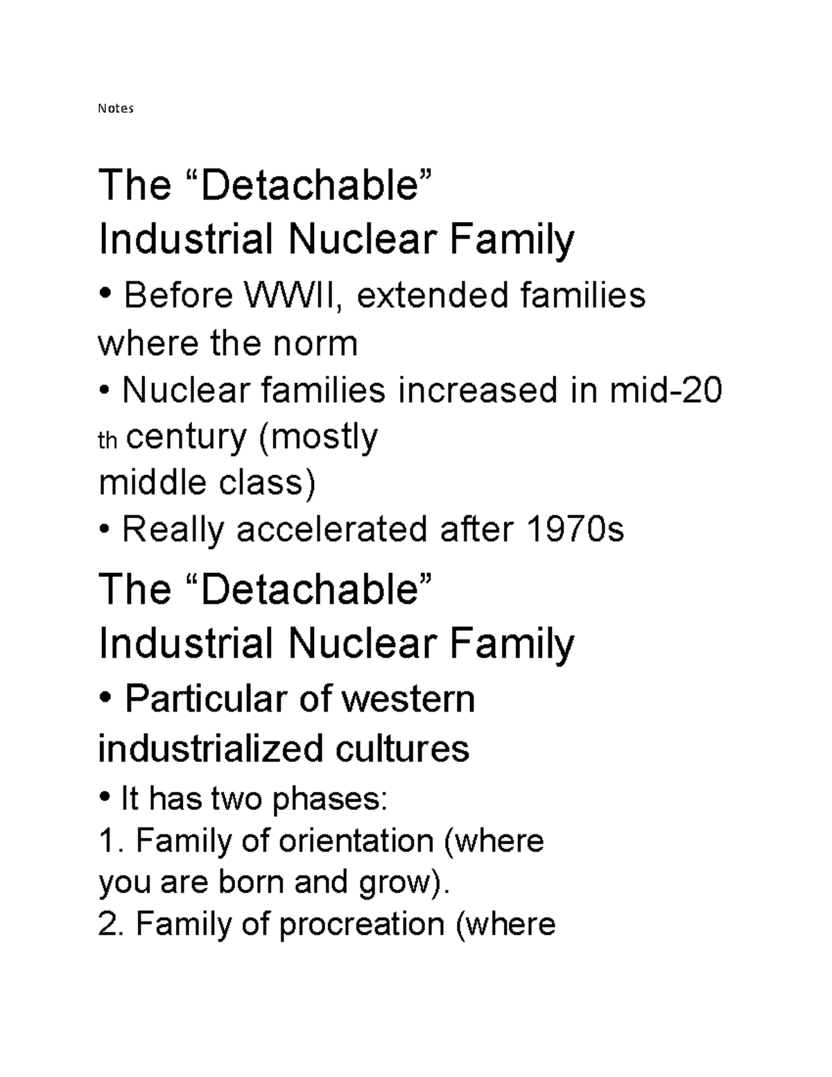 Document 133 animals Notes The “Detachable” Industrial