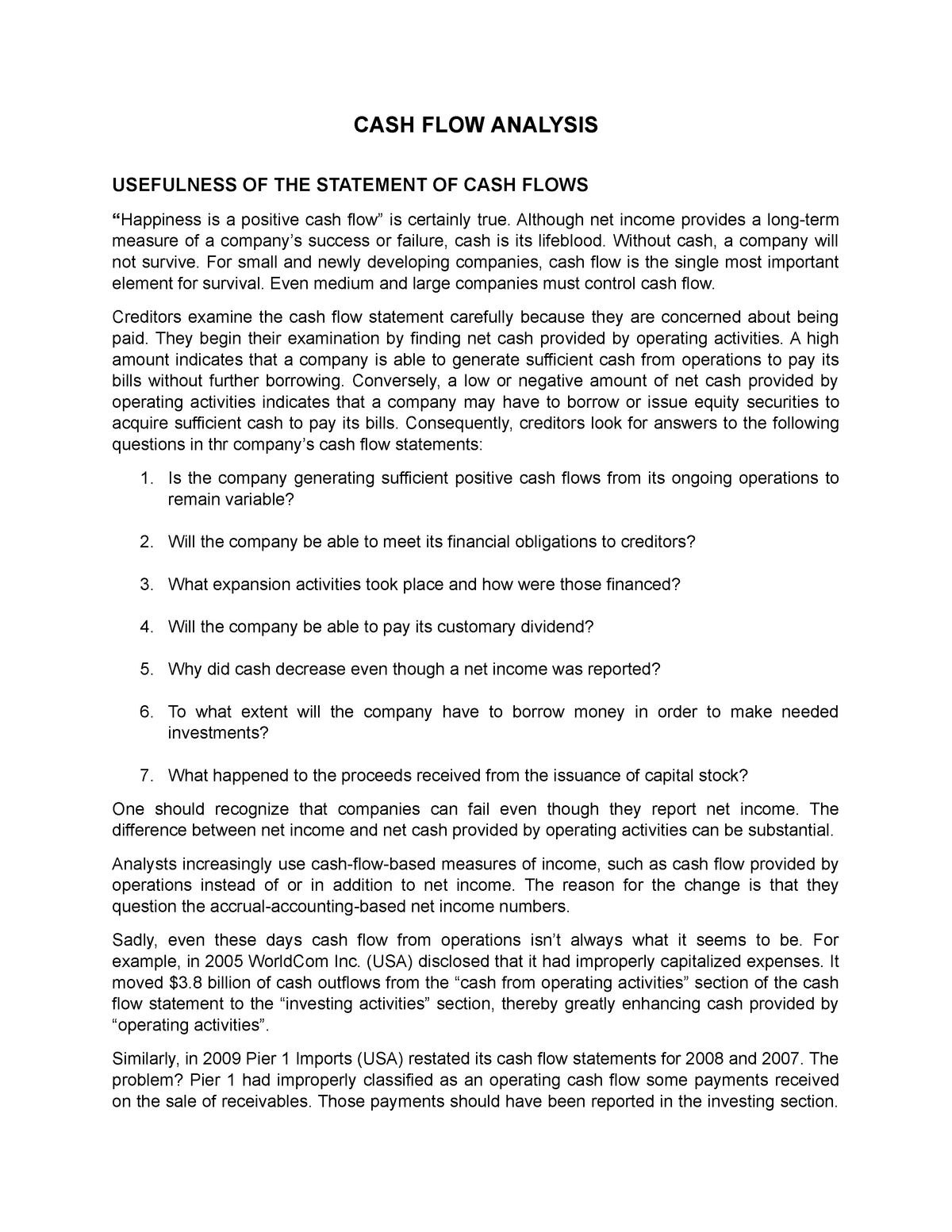 cash-flow-analysis-lecture-notes-in-fina-cash-flow-analysis