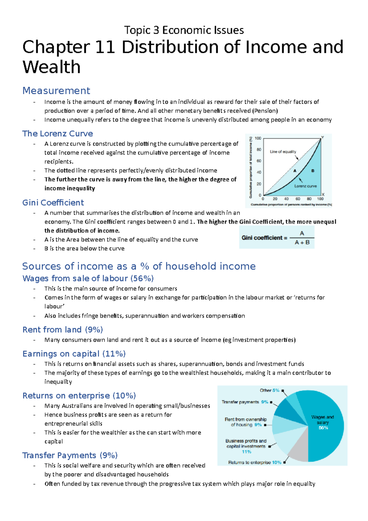 income distribution economics essay