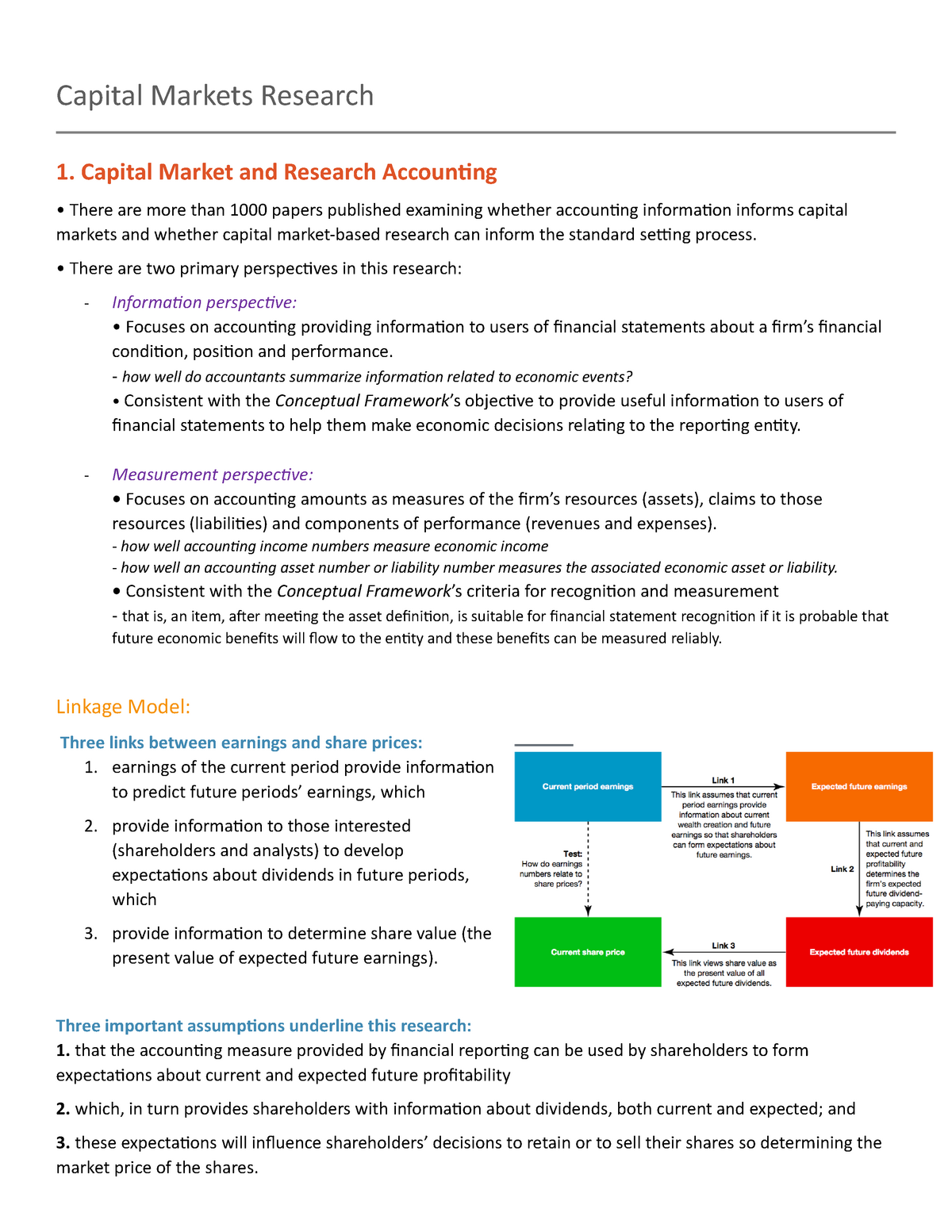 literature review of capital market