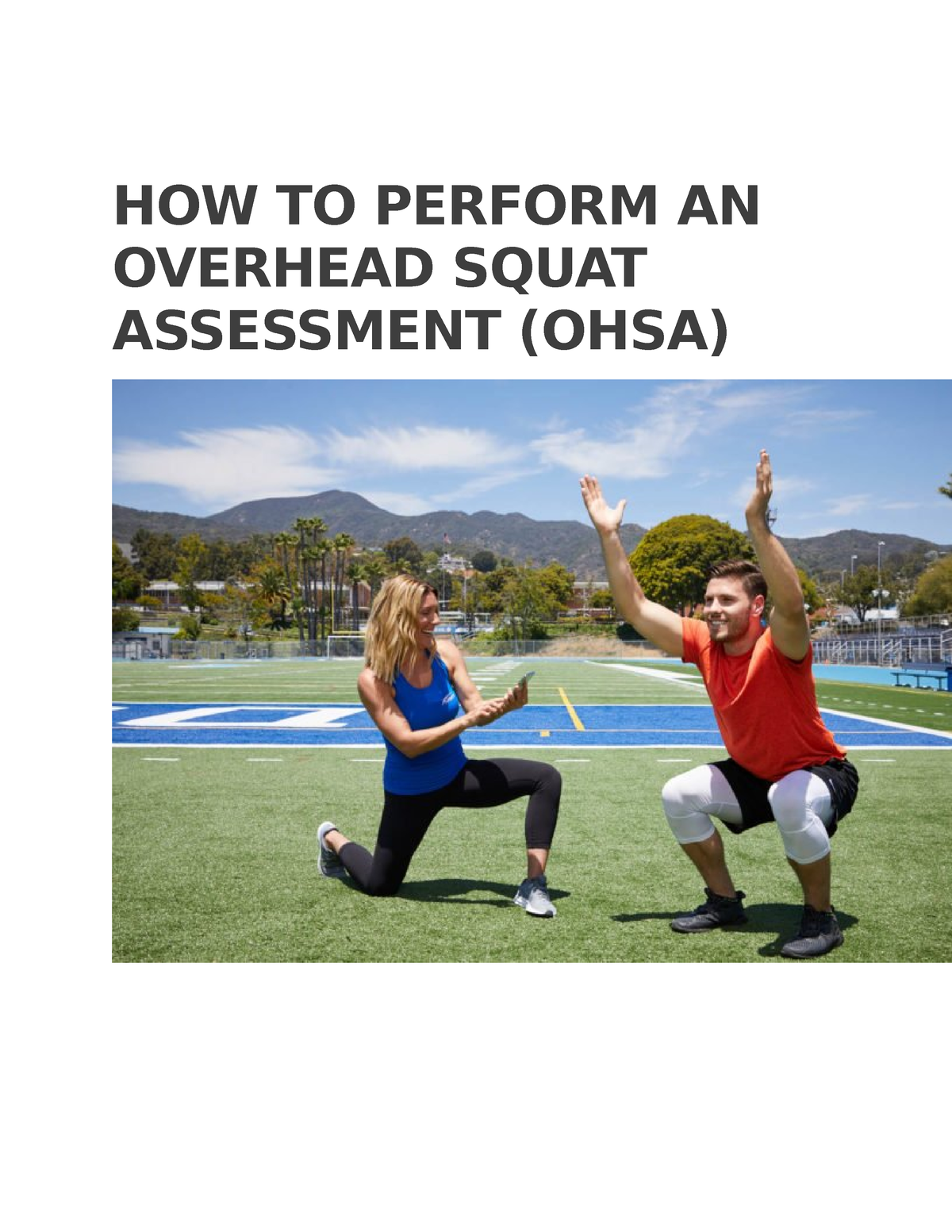 How To Perform An Overhead Squat Assessment How To Perform An Overhead Squat Assessment Ohsa