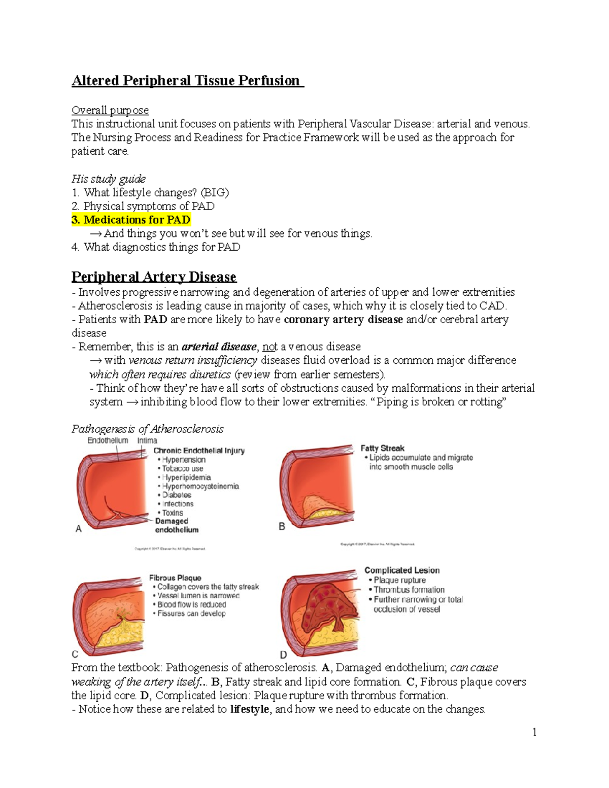 Altered Peripheral Tissue Perfusion - Altered Peripheral Tissue ...