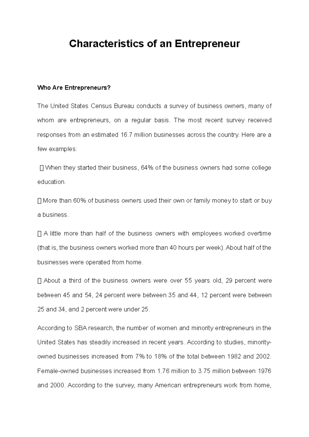 characteristics-of-an-entrepreneur-the-most-recent-survey-received