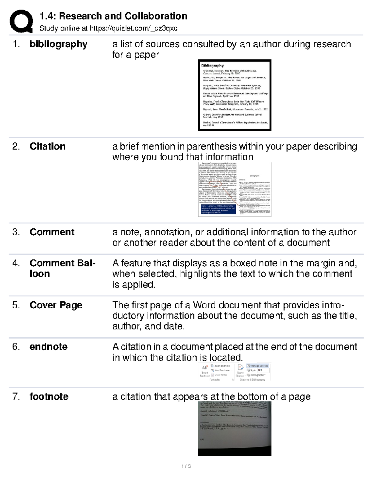 a research collaboration can be enhanced by quizlet