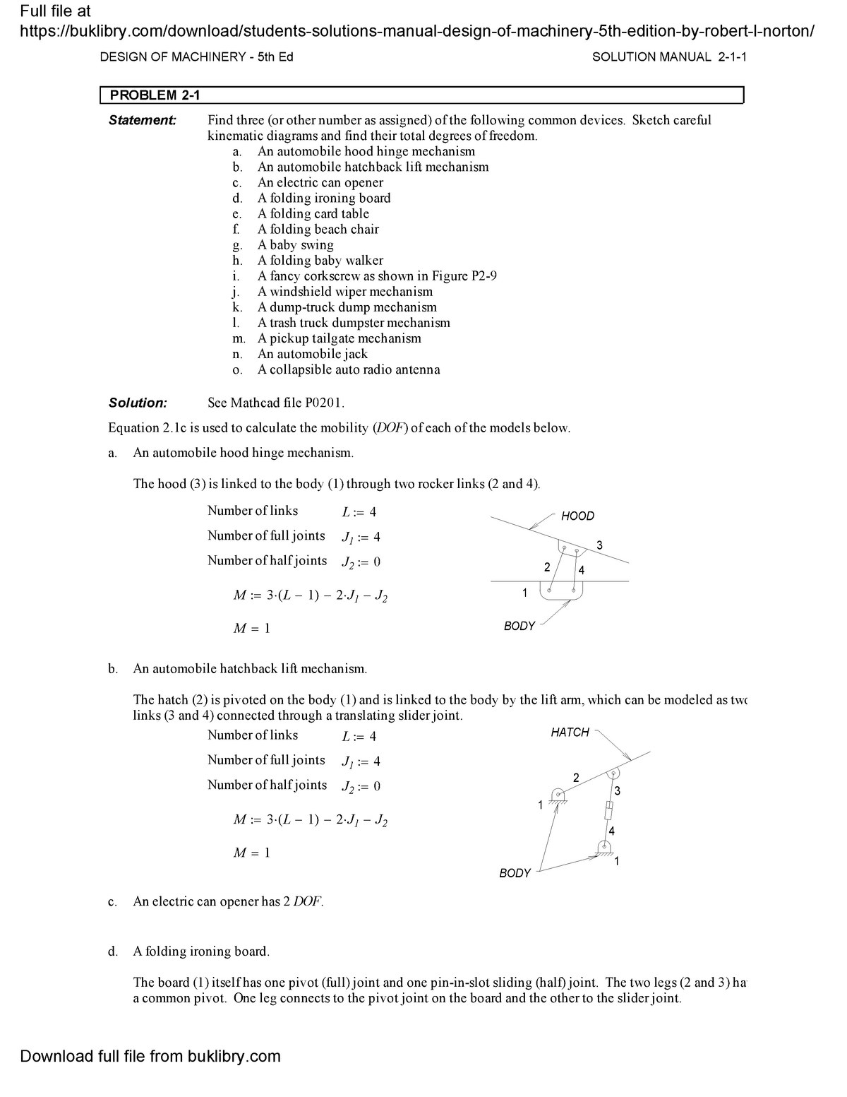 Solutions Manual Design Of Machinery 5th Full File At DESIGN OF   Thumb 1200 1553 