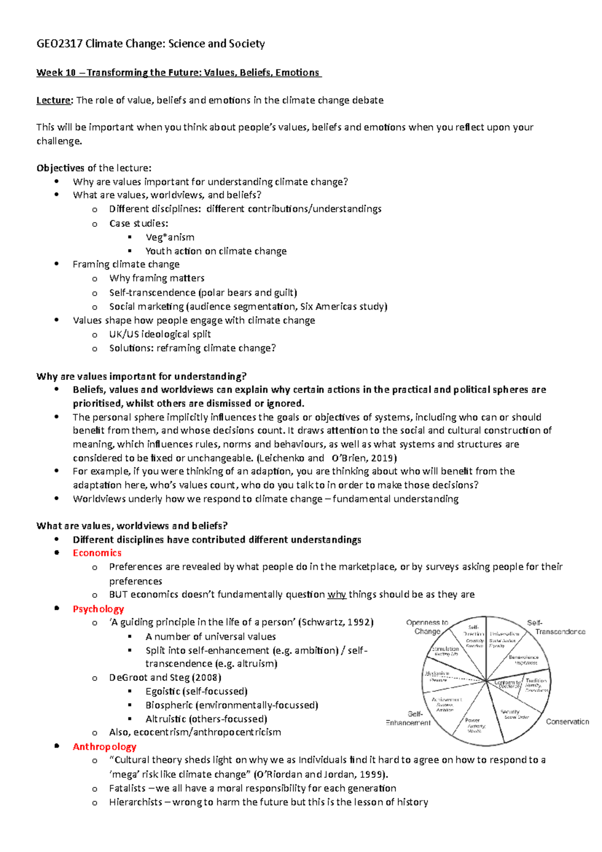 Week 10 - Week 10 Lecture Notes - Week 10 – Transforming the Future ...