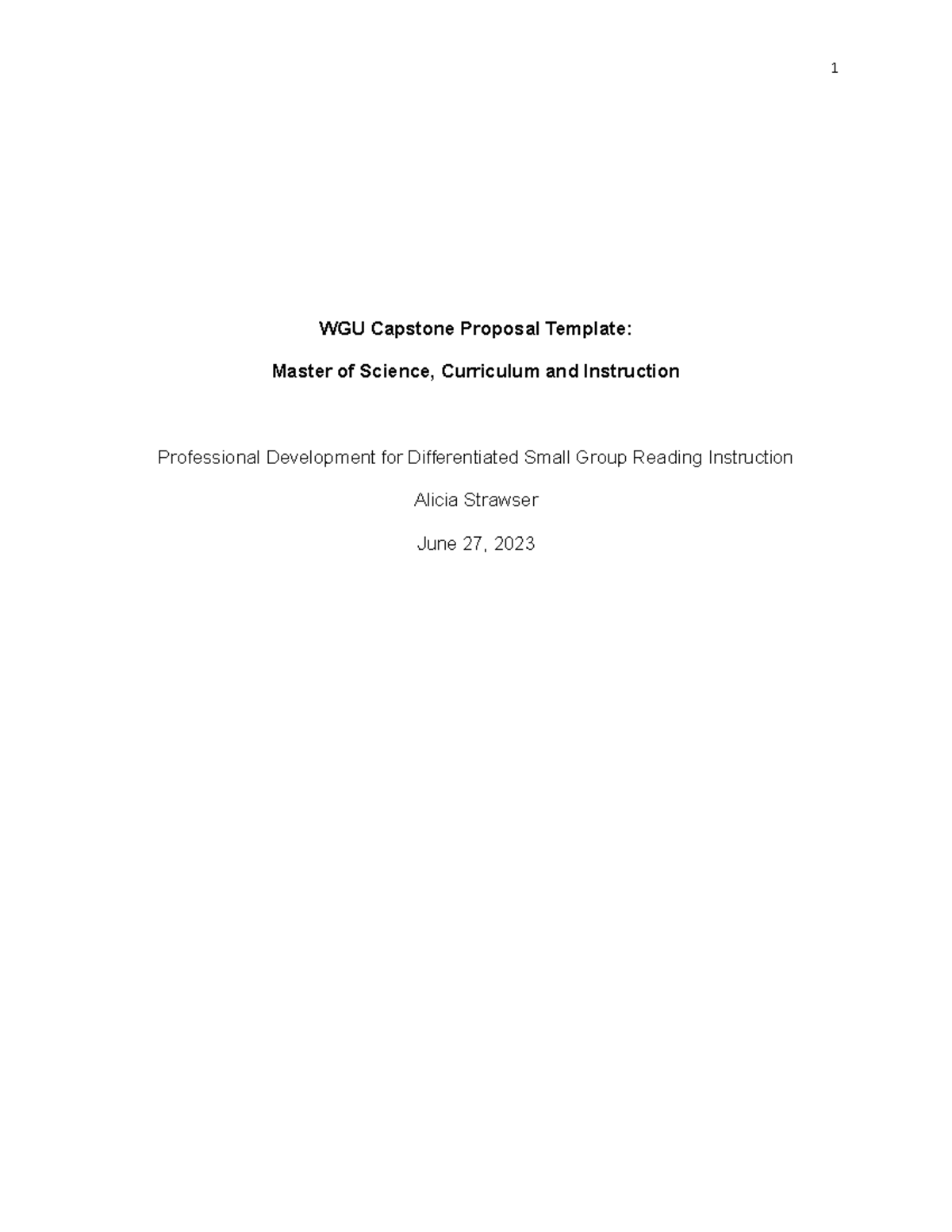 Copy of WGU Capstone Proposal Form - WGU Capstone Proposal Template ...