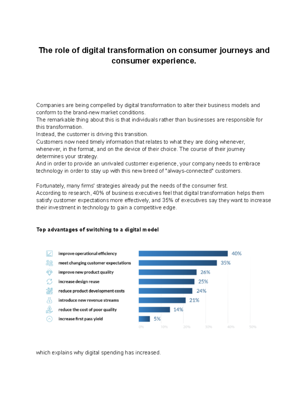 The role of digital transformation on consumer journeys and consumer ...