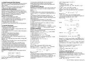 MA2001 Exercises 1 - EXERCISES FOR CHAPTER 1: LINEAR SYSTEMS AND ...