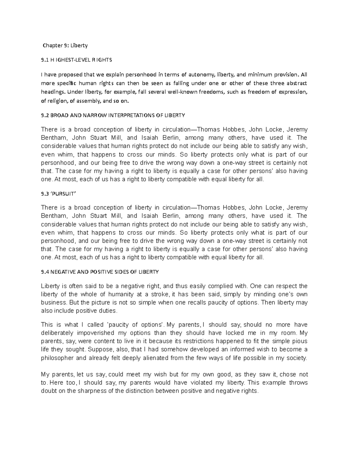 Human rights assign chapter 9 and 10 - The Contemporary World - Studocu