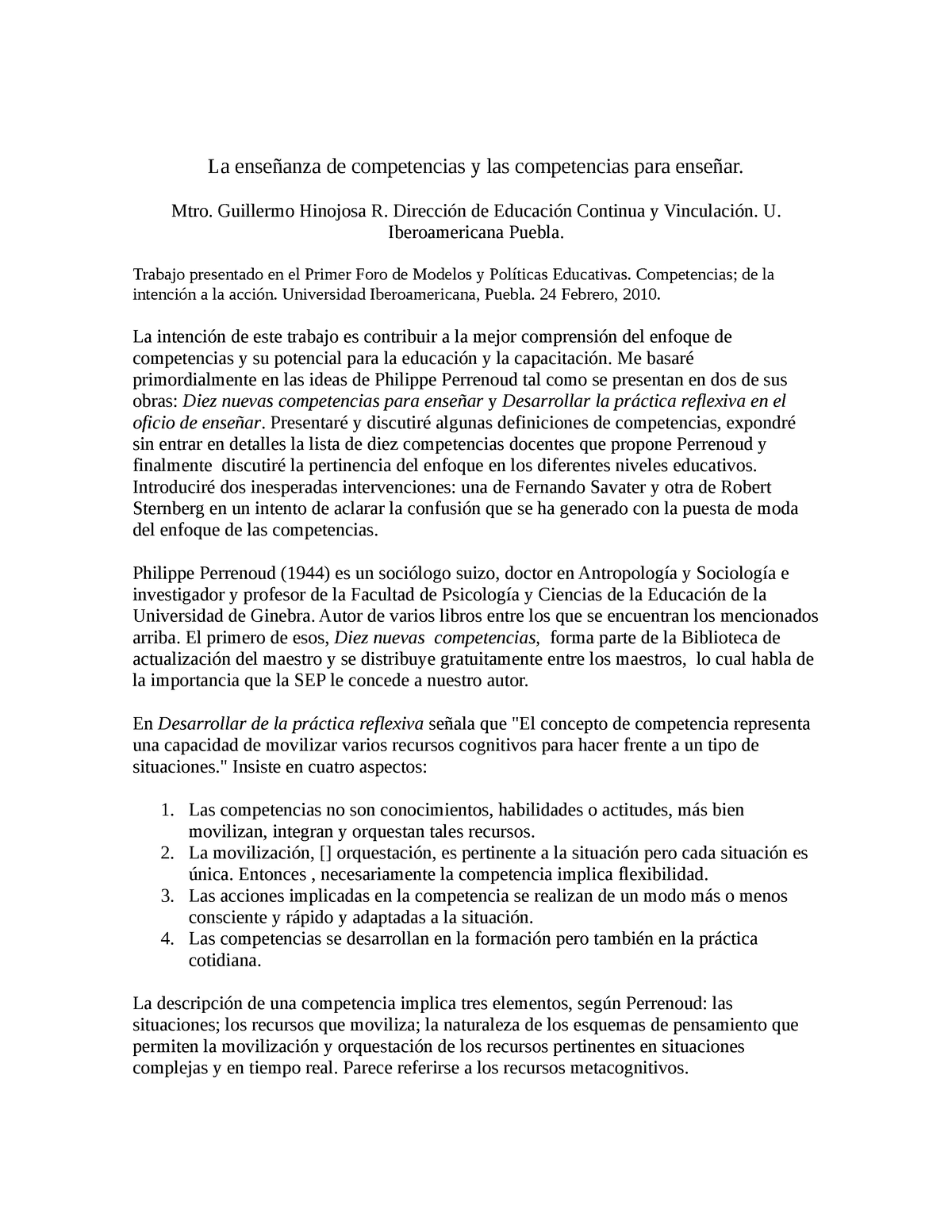 Ensenanzacompetencias 0 - La Enseñanza De Competencias Y Las ...