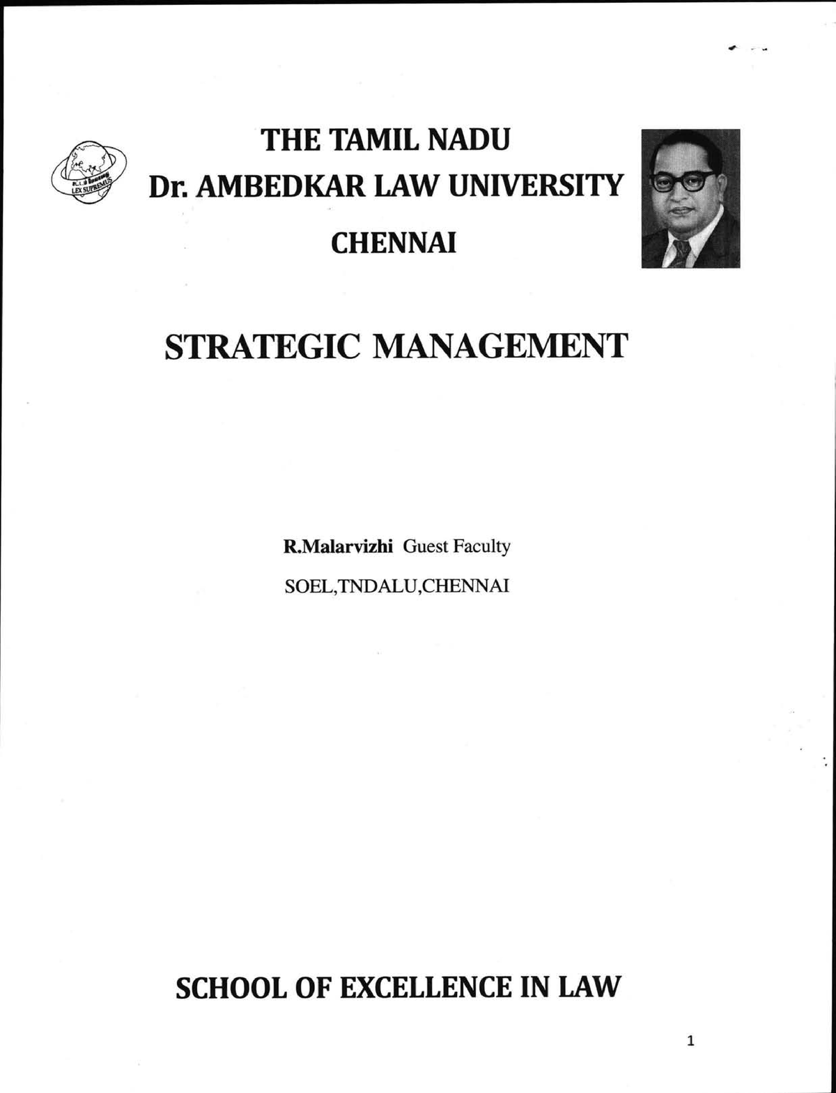 bachelor thesis strategic management