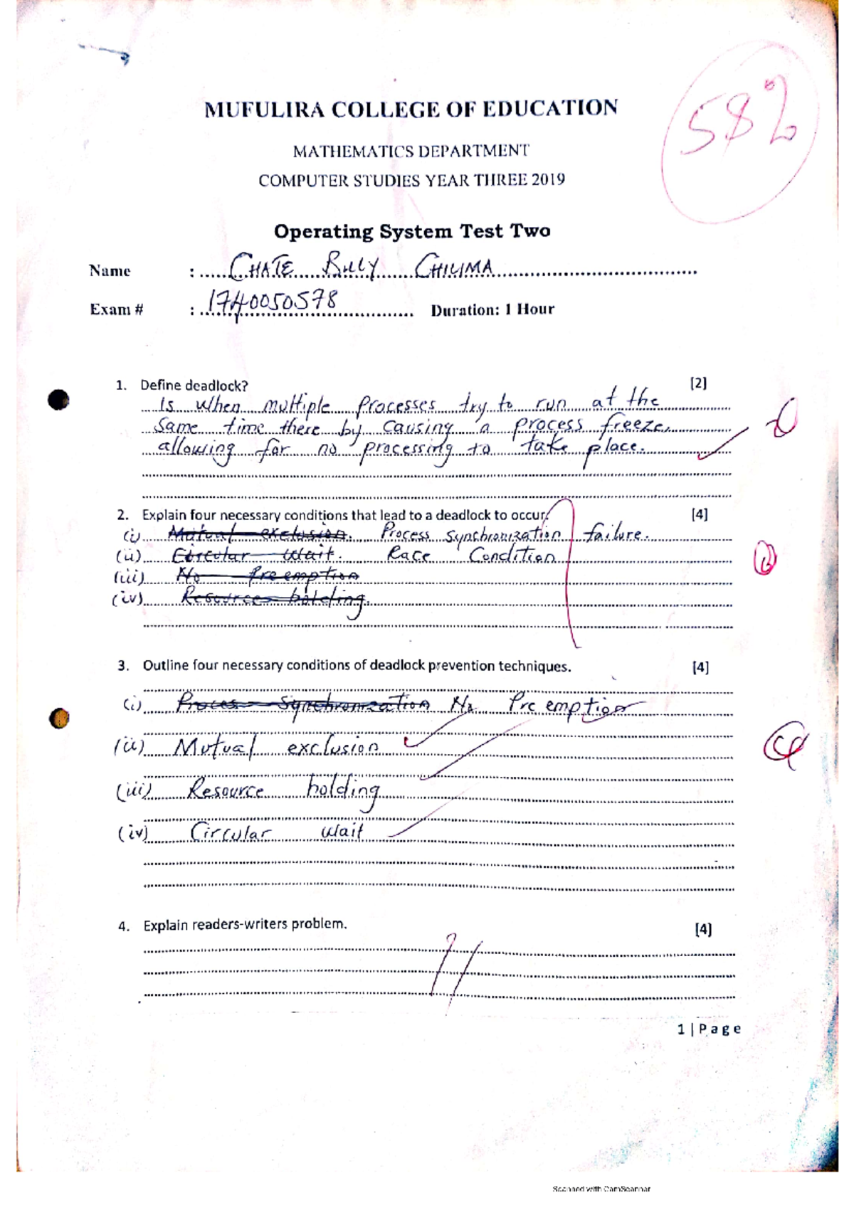 Operating System Test 2 Computer Operating Systems Studocu Operating System Test 2 Computer Operating Systems Studocu