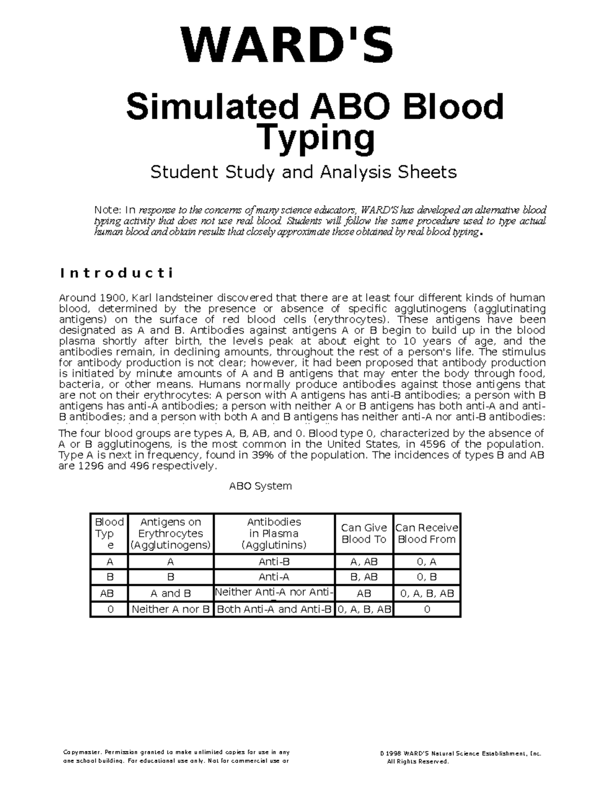 blood-typing-blood-typing-lab-ward-s-simulated-abo-blood-typing-student-study-and-analysis