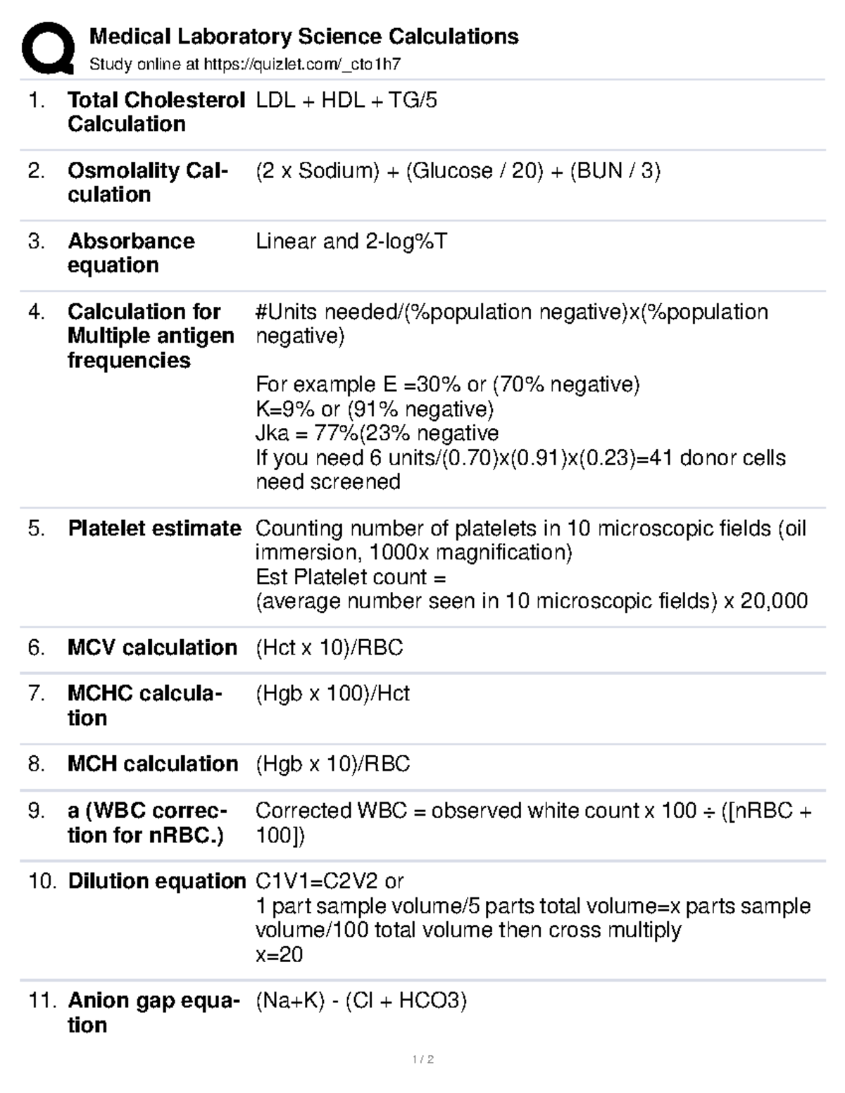 medical-laboratory-science-calculations-corrected-wbc-observed