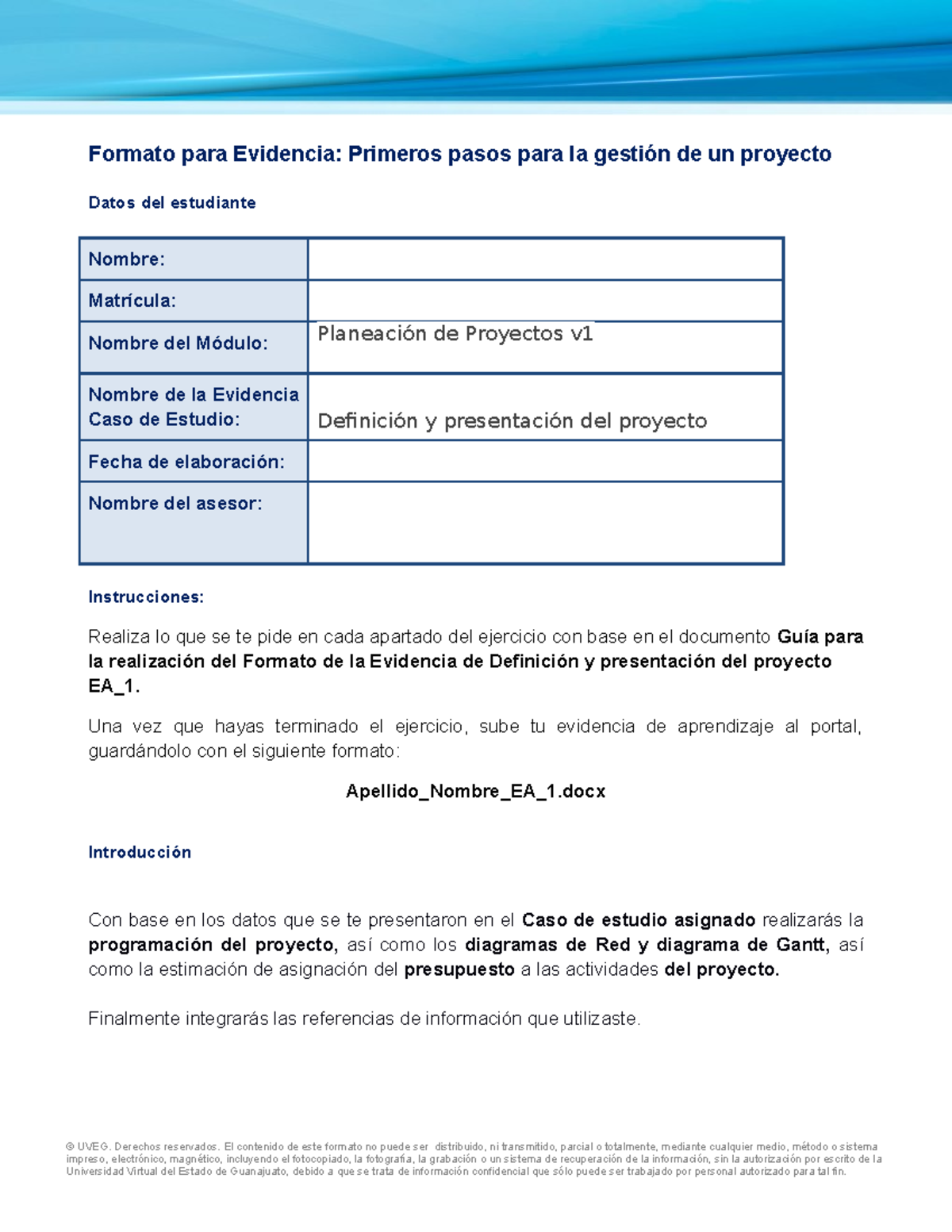 Gon M EA2 - Trabajos Hechos - Formato Para Evidencia: Primeros Pasos ...