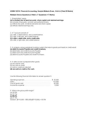 Ch01 Exercises - Chapter 1 Practice - CHAPTER 1 BE1 (LO 3) For Each Of ...