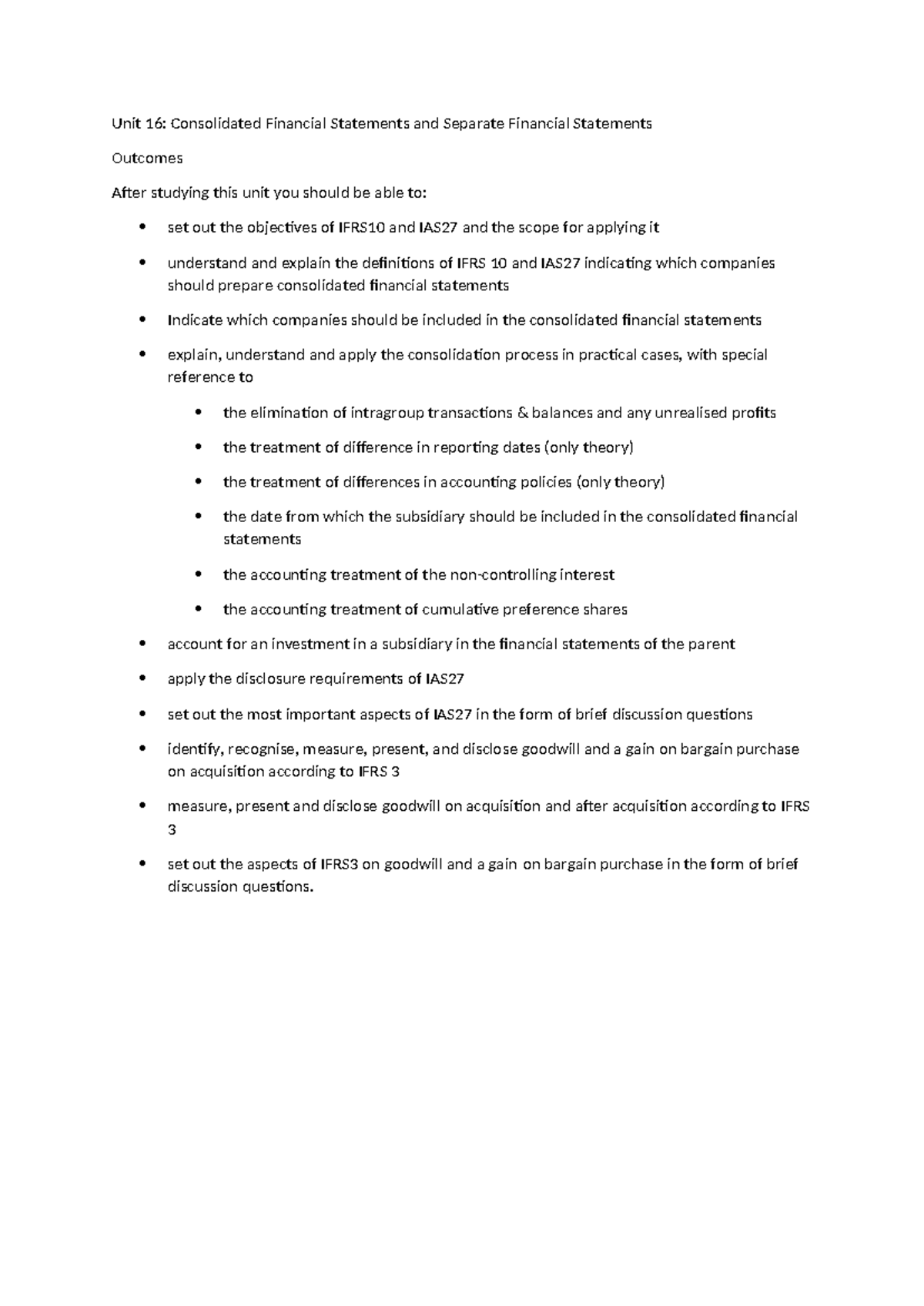 ifrs-10-summary-group-financial-reporting-unit-16-consolidated
