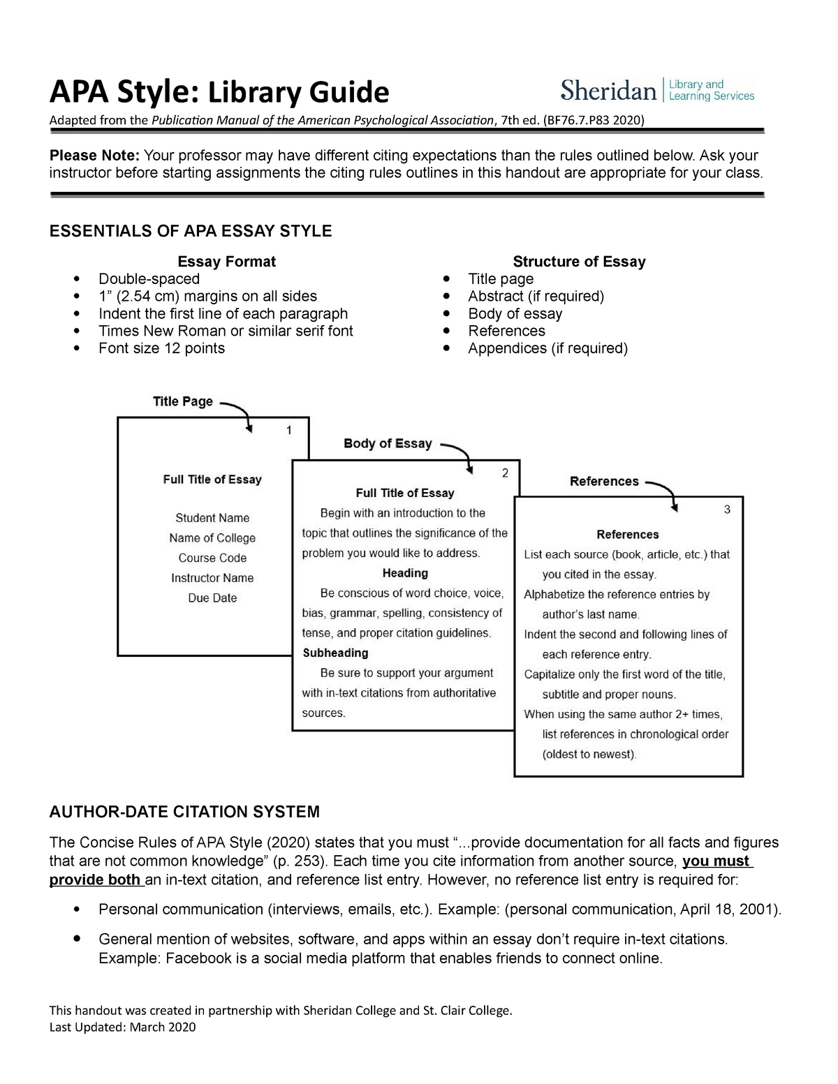 How To Cite A Psychological Test In Apa Style 7th Edition