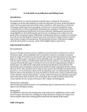 Chem244#3 - Lab Report - Montaha Hamad ID: 14286282 CHEM 244- Lab ...