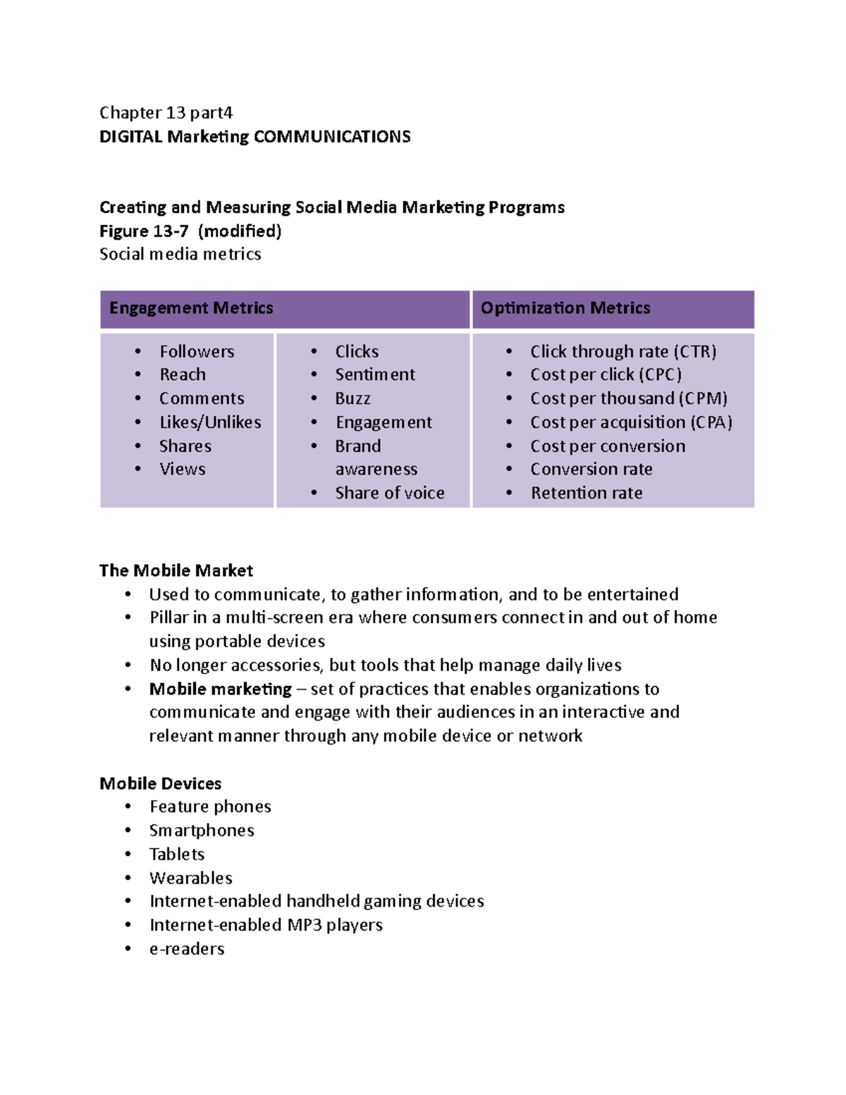 Chapter 13 part4 - Lecture notes 13 - Chapter 13 part DIGITAL Marketing ...
