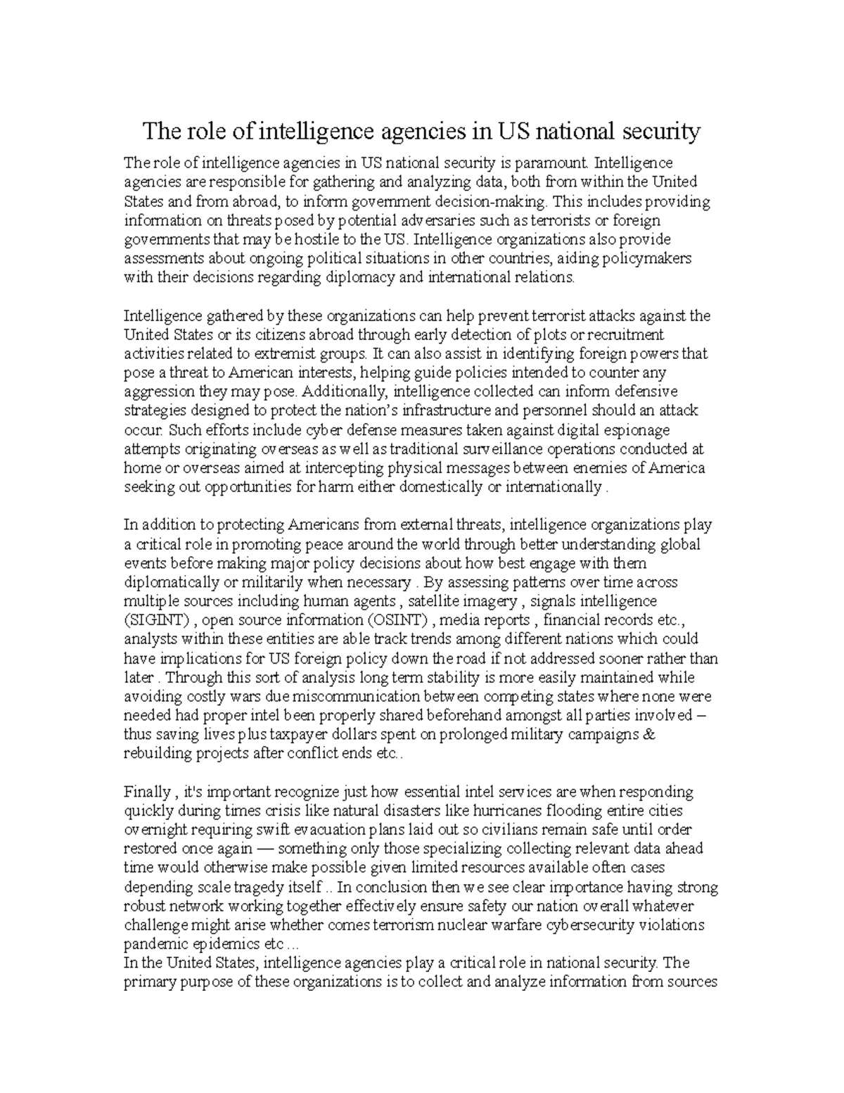 the-role-of-intelligence-agencies-in-us-national-security