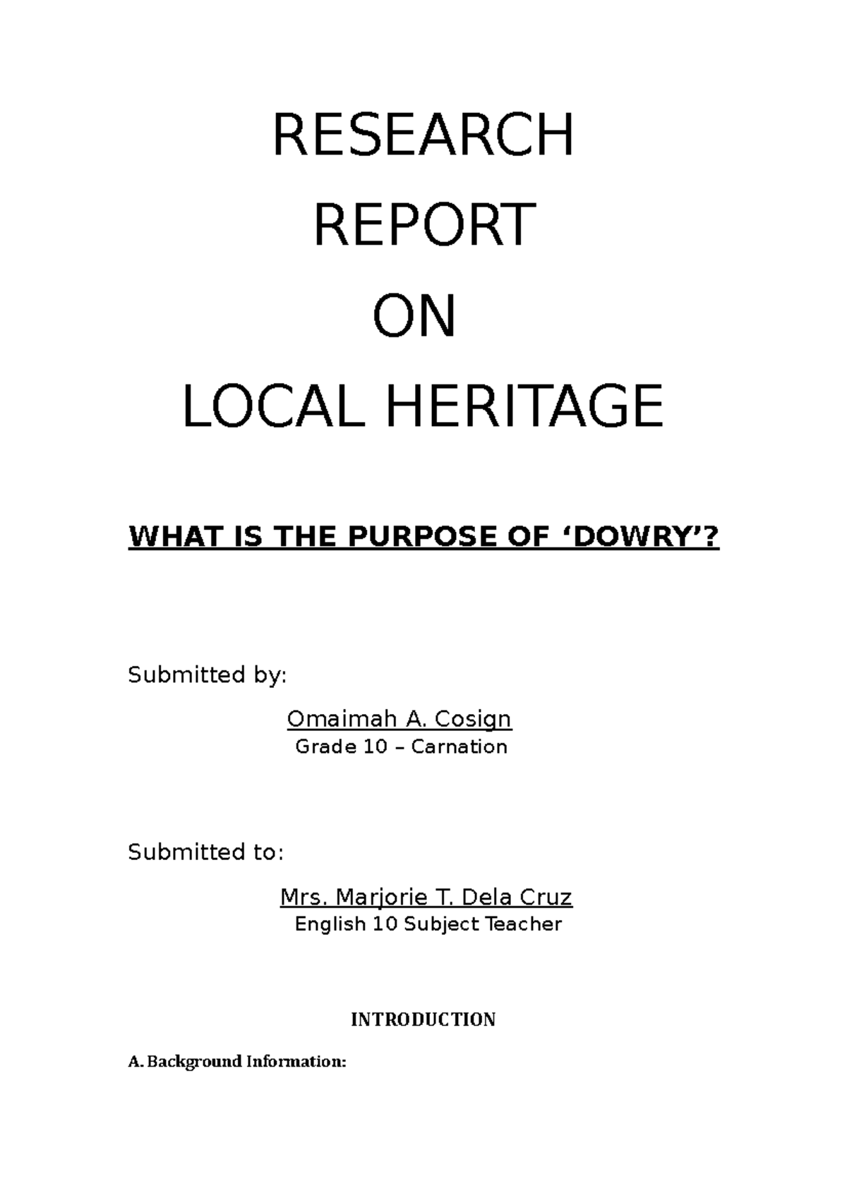 research-report-in-english-research-report-on-local-heritage-what-is