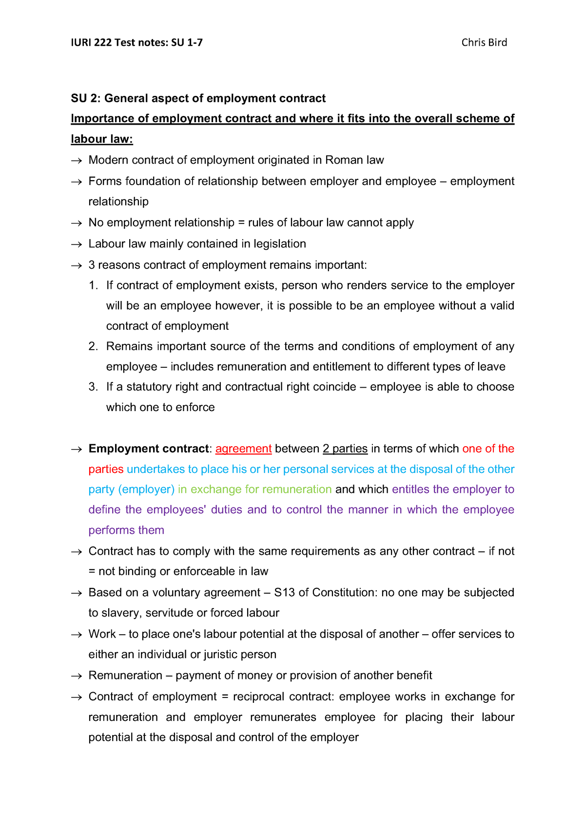 222-notes-su-1-7-su-2-general-aspect-of-employment-contract