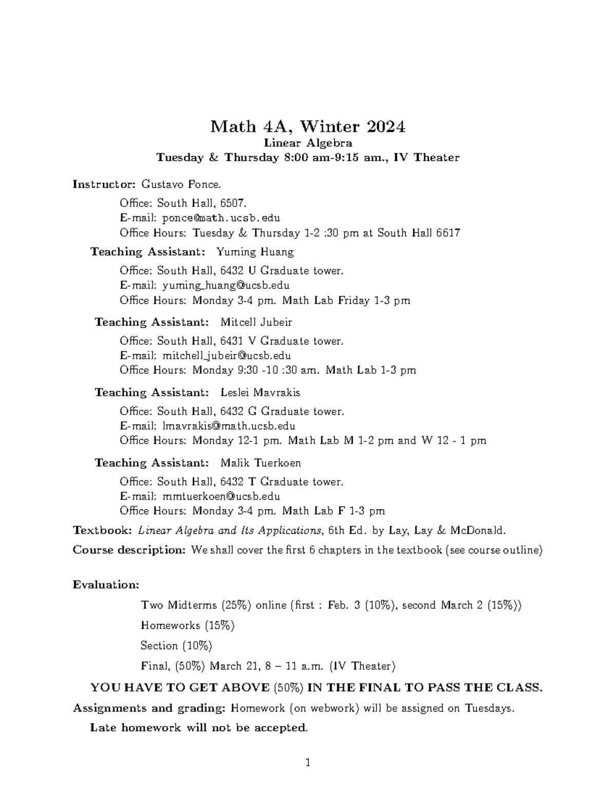 Fc 1 Math 4A Winter 2024 Linear Algebra Tuesday Thursday 8 00 Am 9   Thumb 1200 1553 