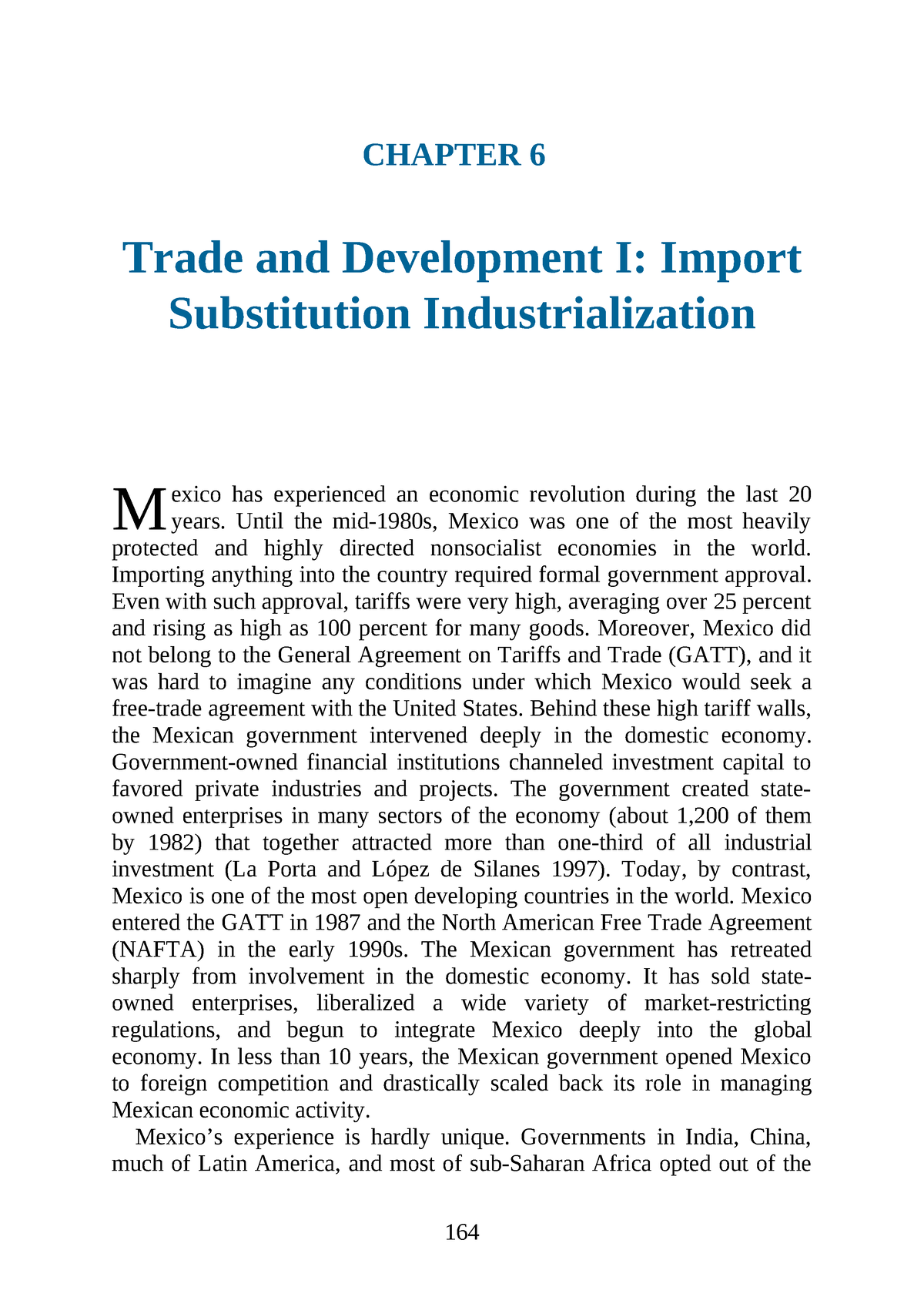 Oatley-2019-Chapter 6 - M CHAPTER 6 Trade And Development I: Import ...