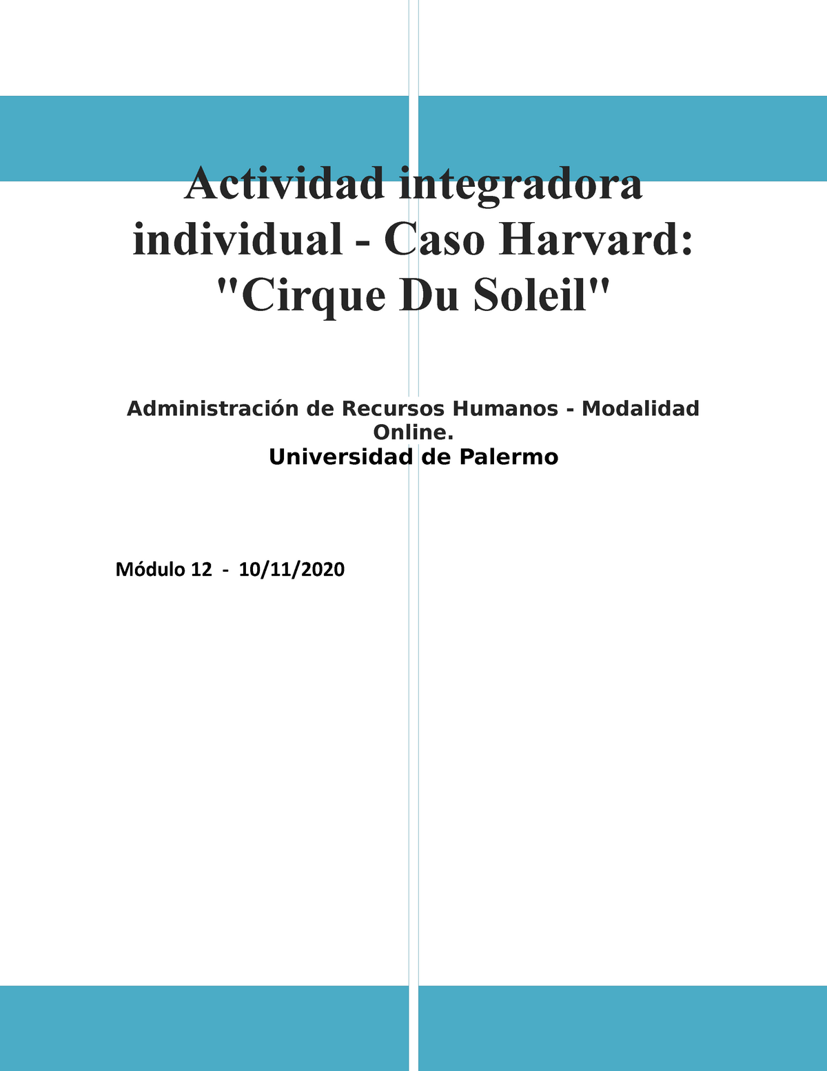 cirque du soleil harvard case study pdf