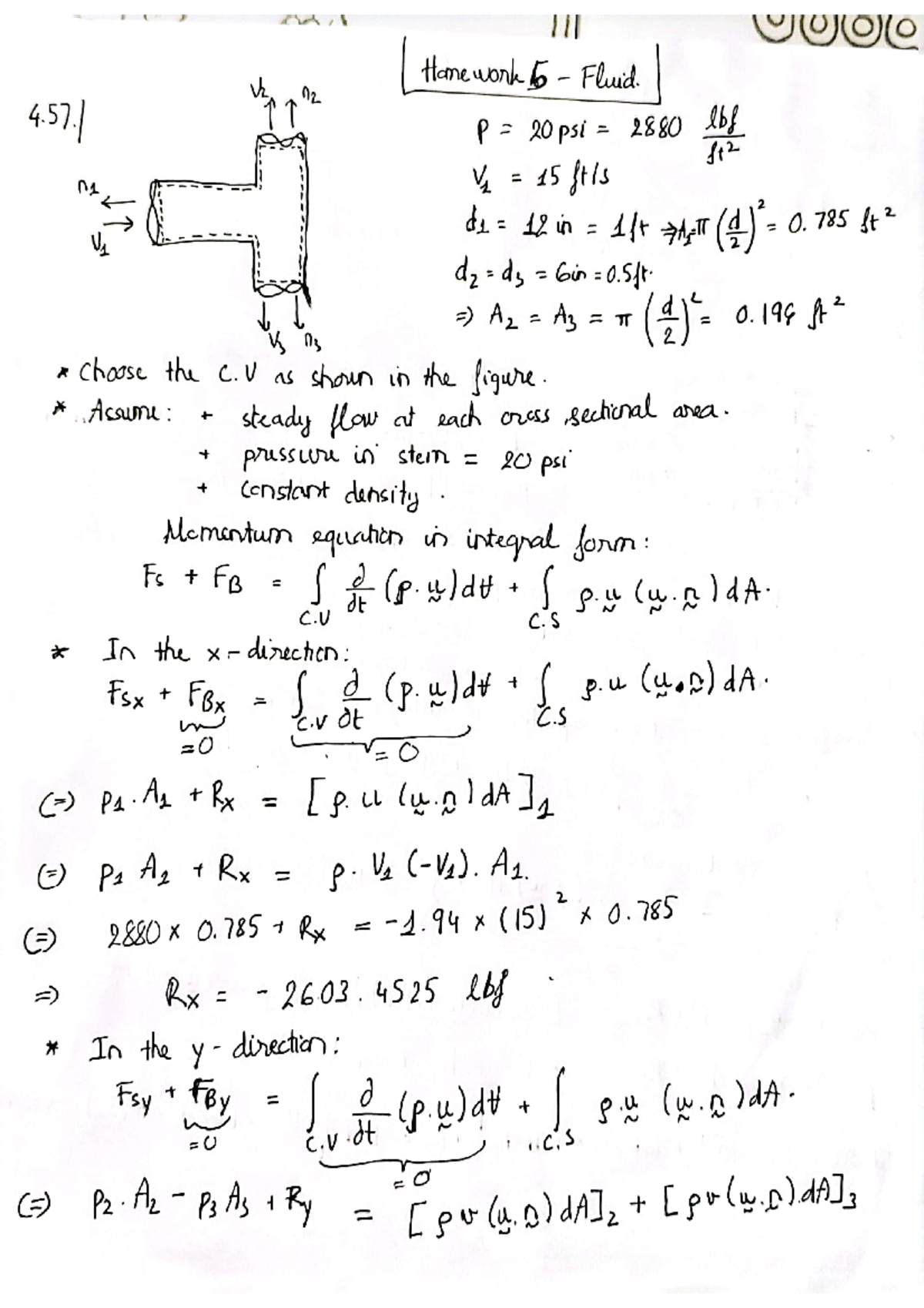 Homework 5-Fluid - MEEN 344 - Studocu