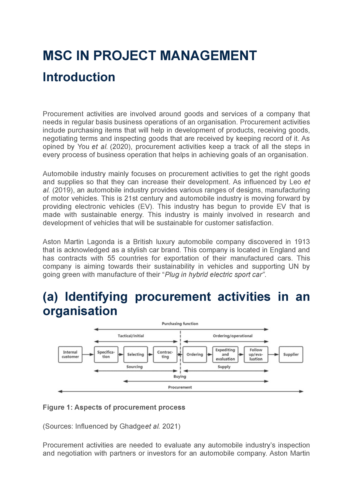 dissertation topics for msc project management