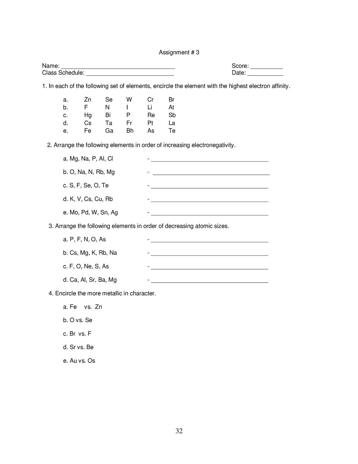 eed assignment 3 and 4 answers