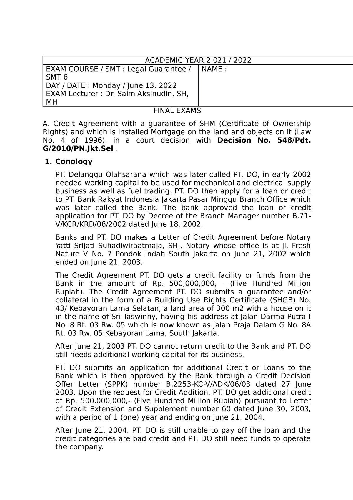 security-law-class-a-final-exam-academic-year-2-021-2022-exam