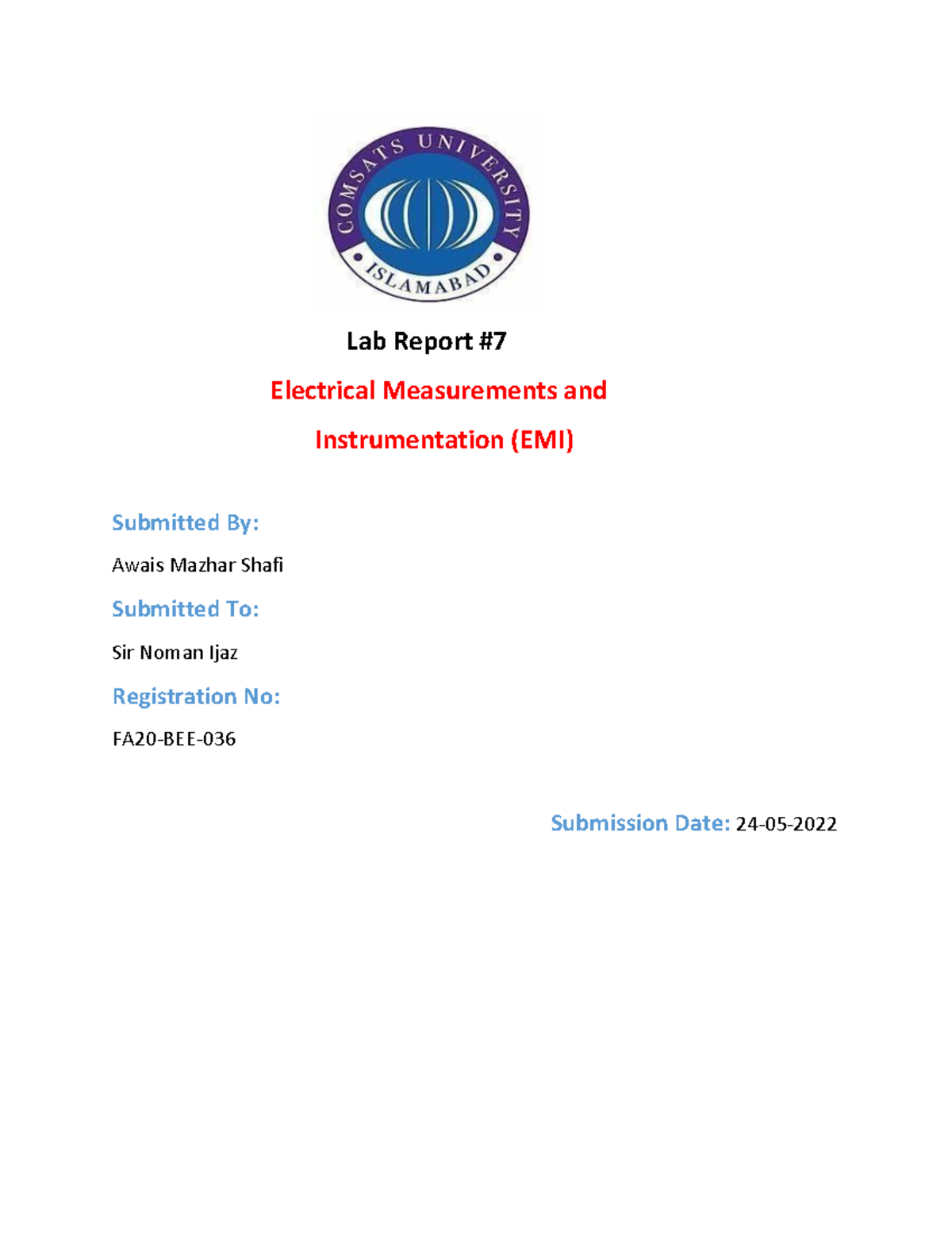 Lab Report#7 EMI - Its very good for students to make good notes from ...
