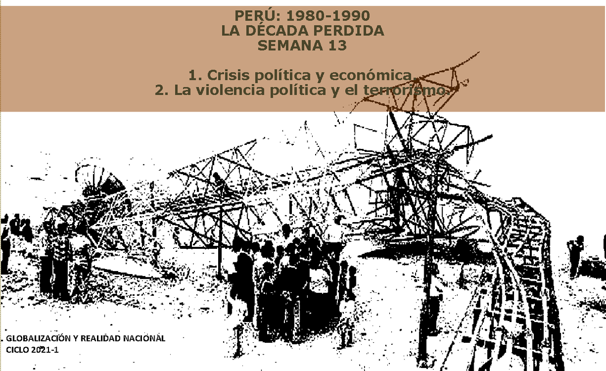 Semana 13 Perú 1980-1990, La Década Perdida - PERÚ: 1980- 1990 LA ...