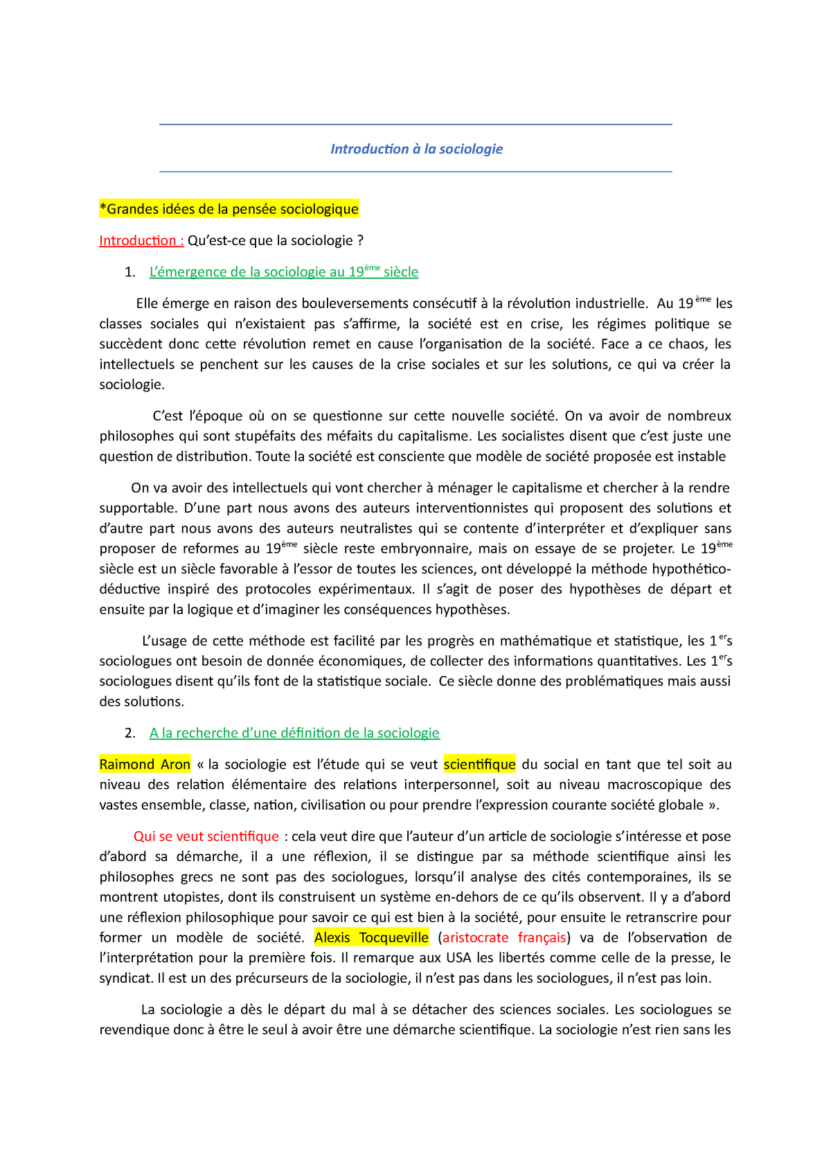 introduction dissertation sociologie exemple