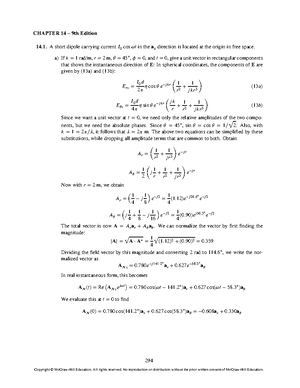 Engineering Electromagnetics 9th solution - Studocu