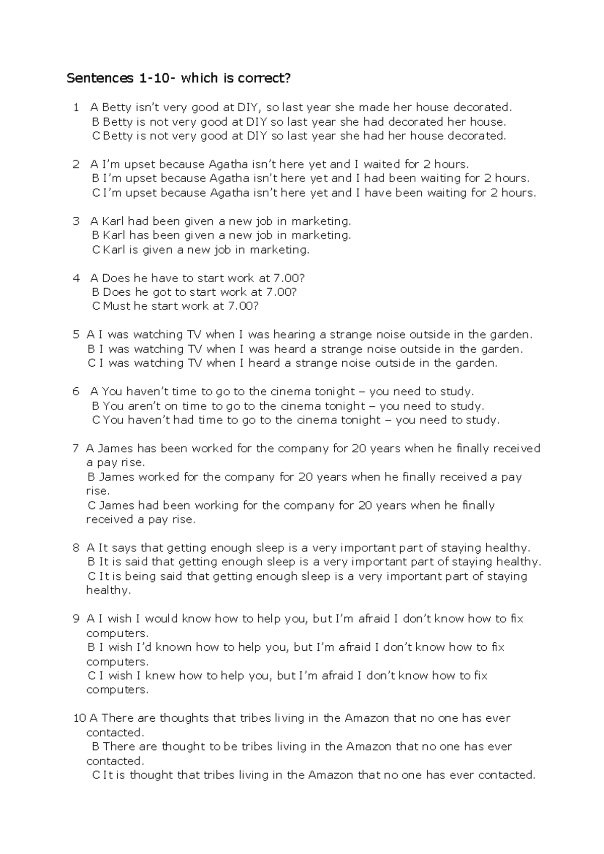 Prototypegrammar exercise September 2022 Sentences 110 which is