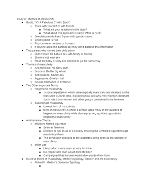 SOC M162 Notes - Jan 8 BEM GENDER INVENTORY: ASSESSMENT 5 7 7 1 1 6 4 5 ...