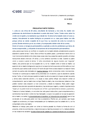 Solved Ricard Es Un Hombre De Aos Que Acude A La Consulta A Peticin T Cnicas De